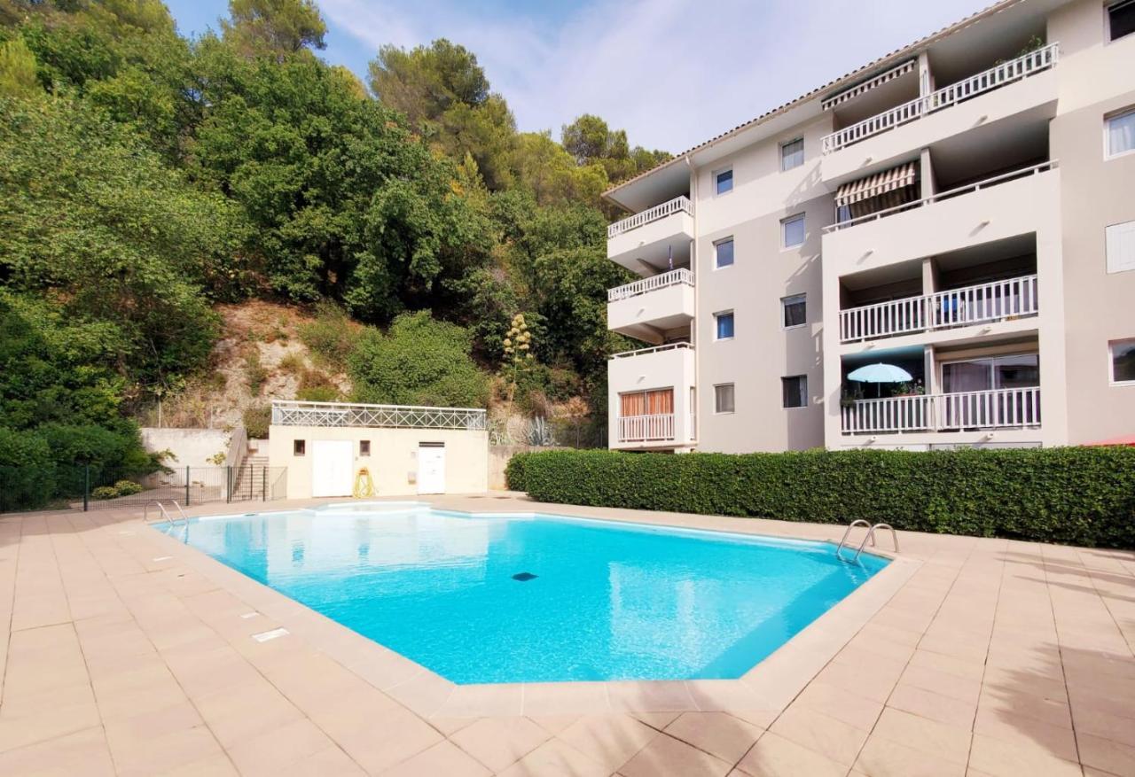 Appartement Avec Piscine Proche Bord De Mer Cagnes-sur-Mer Exterior foto